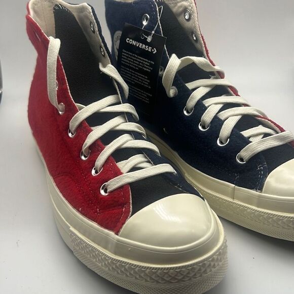 CONVERSE CHUCK 70 HI 'NAVY / RED NWB-unisex Men 10 / women 12 - Picture 2 of 10